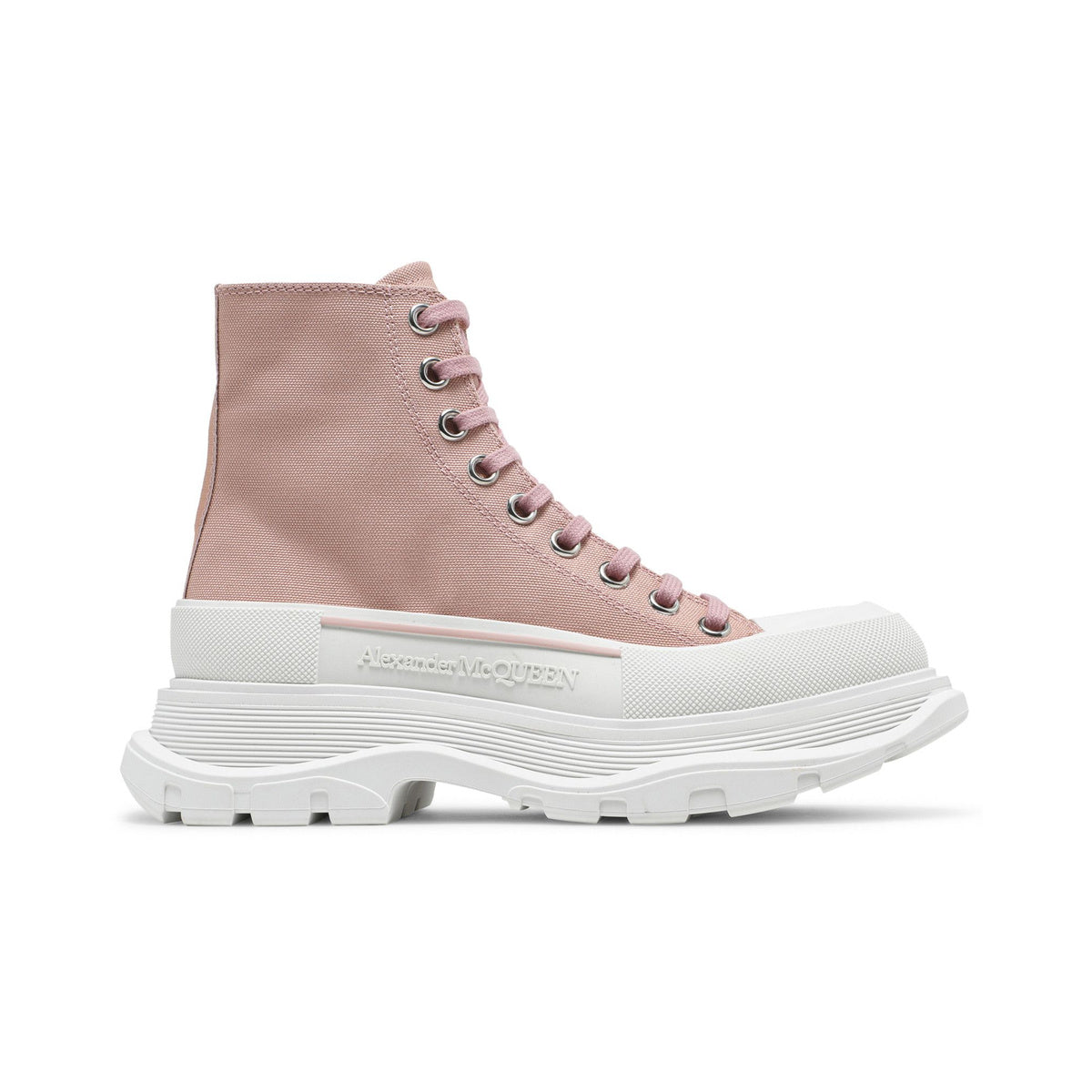 Alexander McQueen Tread Slick High-Top Sneaker – Magnolia – product view