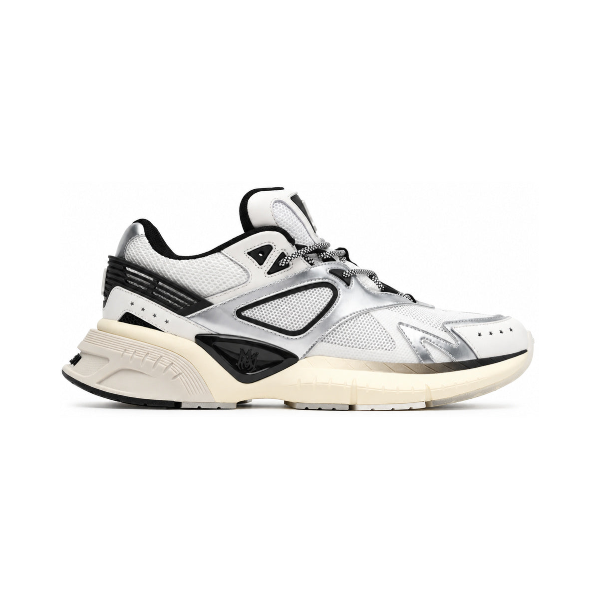 AMIRI MA Runner – Black / White / Silver – product view