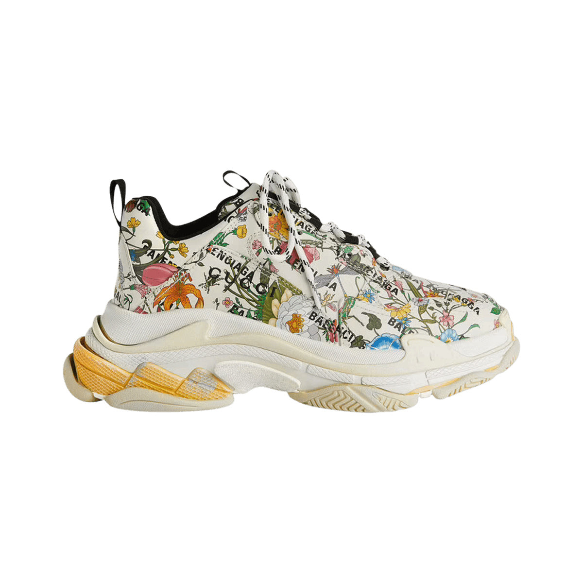 Balenciaga Gucci x Balenciaga Triple S The Hacker Project – Floral Multicolour – product view