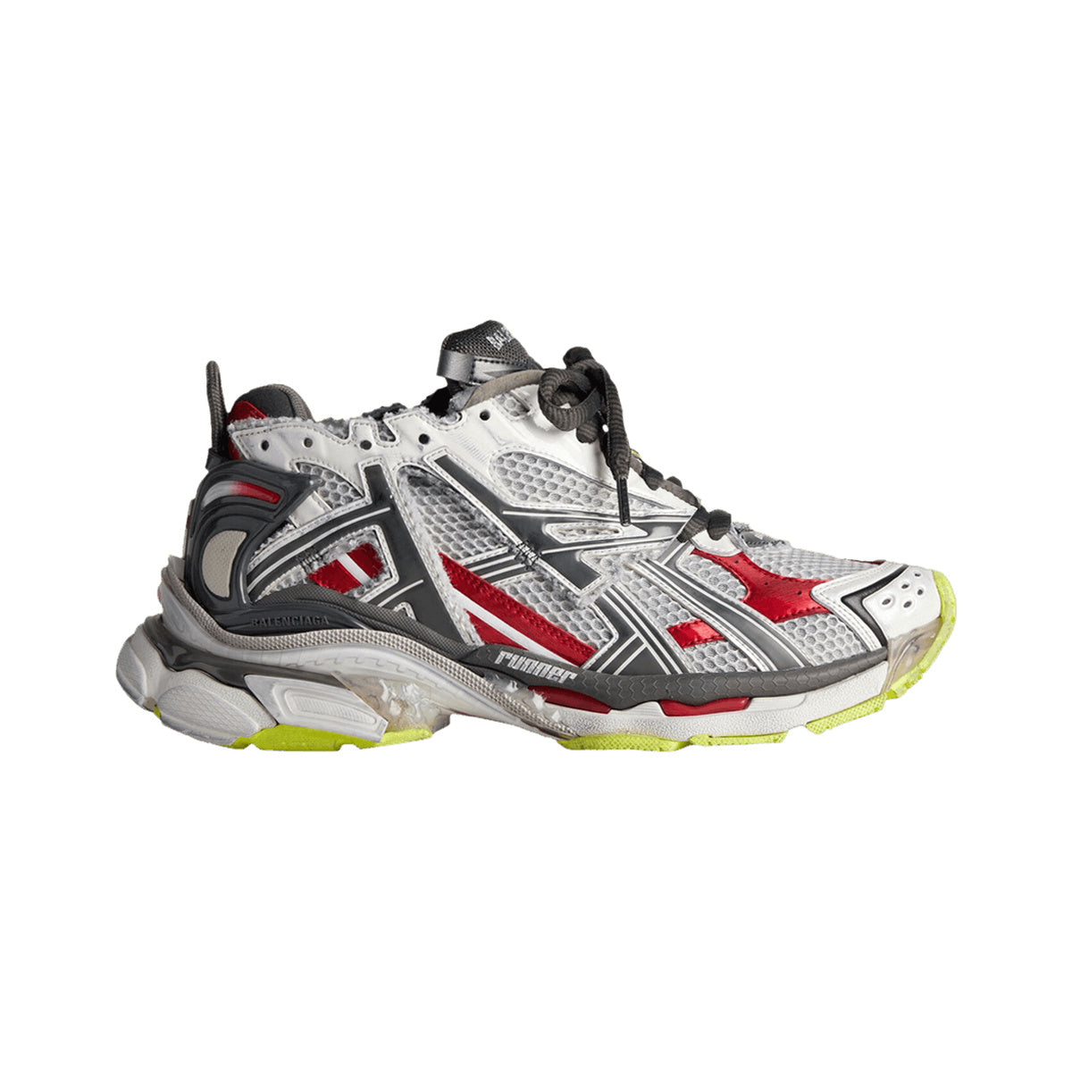 Balenciaga Runner – Black / White / Red / Fluo Yellow – product view