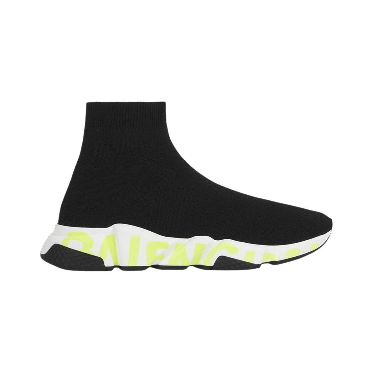 Balenciaga Speed Graffiti – Black / Fluo Green – product view