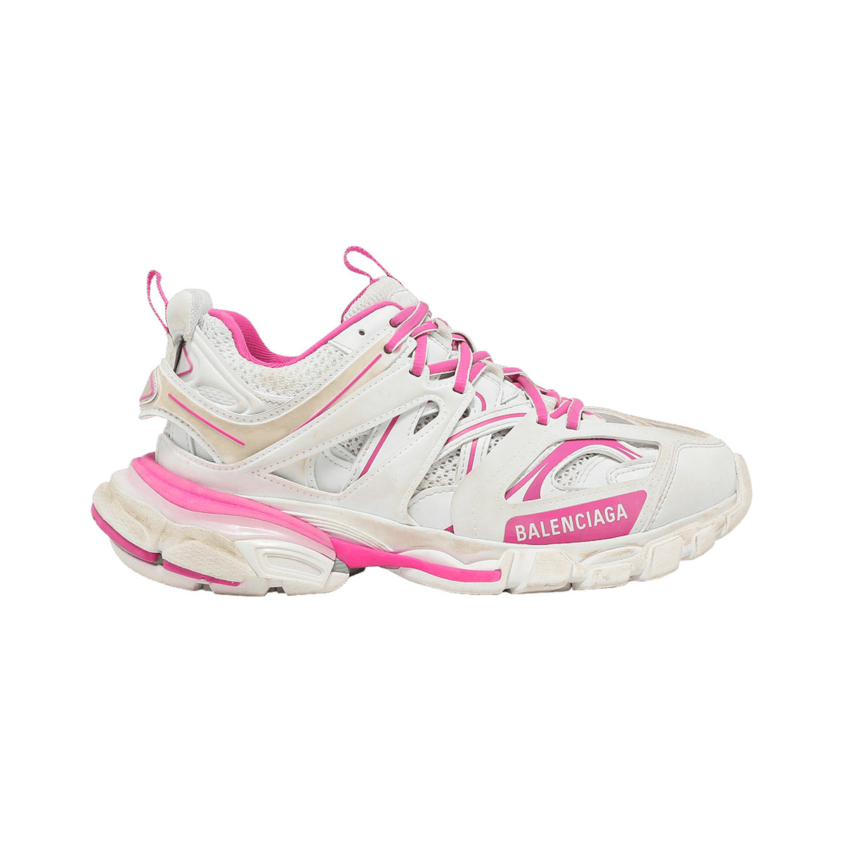 Balenciaga Track – White / Fluo Pink – product view
