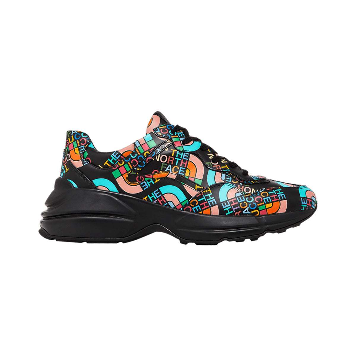 Gucci The North Face x Rhyton – Black / Multi Color – product view