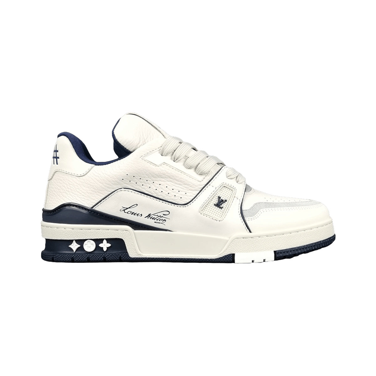 Louis Vuitton LV Trainer Sneaker – White / Marine – product view