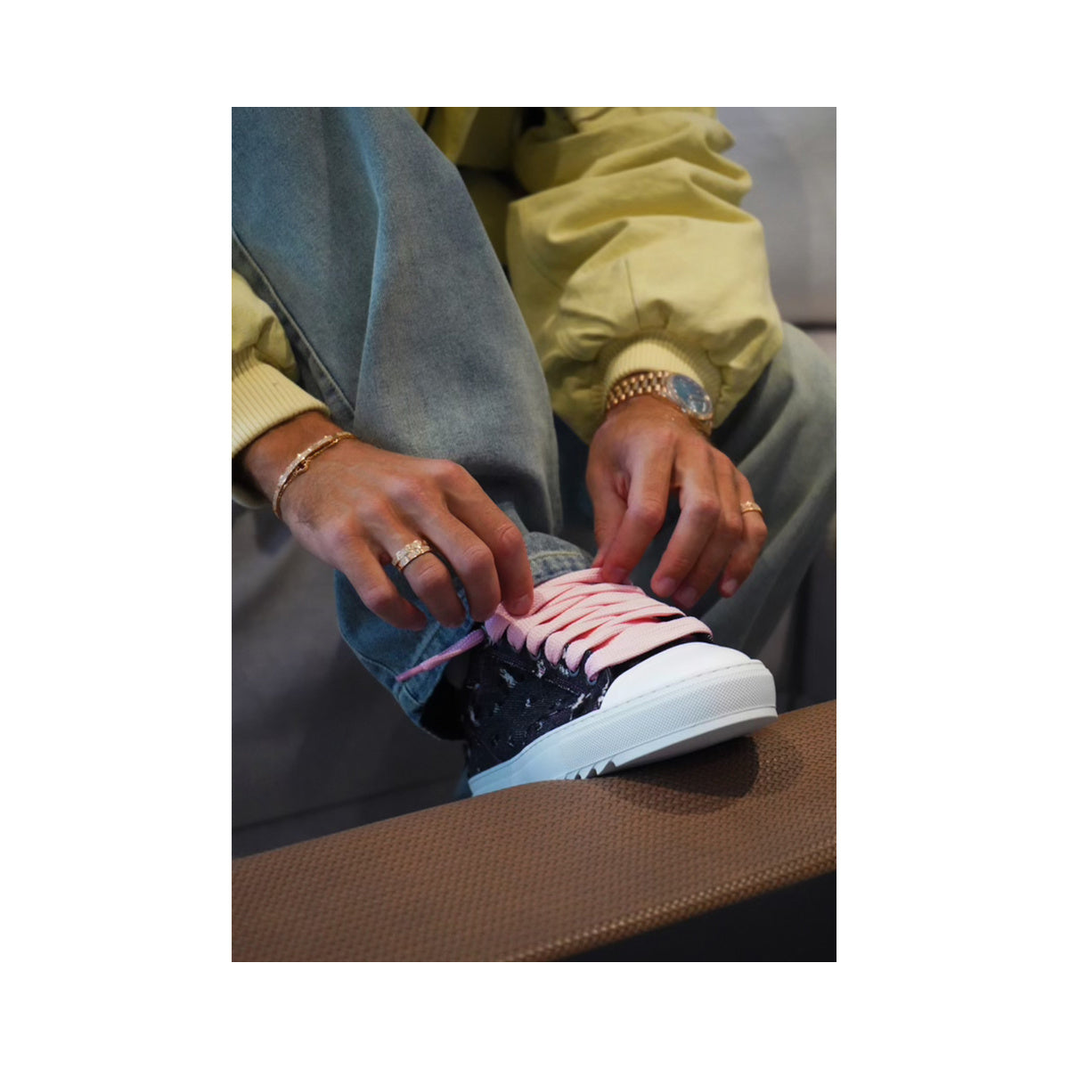 NUMERIS Atelier Sneaker – Pink Denim – additional product view 2
