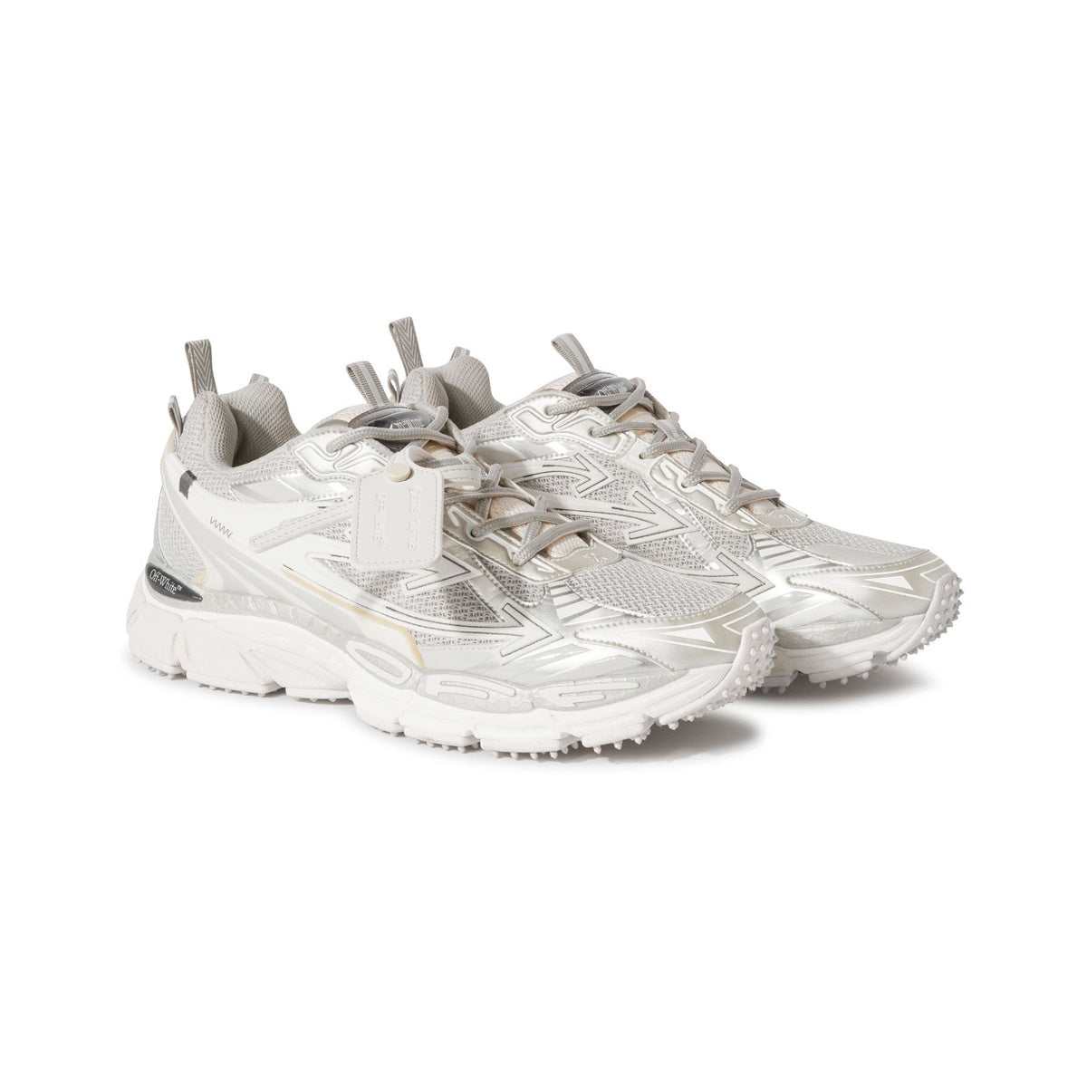 Off-White Be Right Back Sneakers – Grey / Silver – alternate view