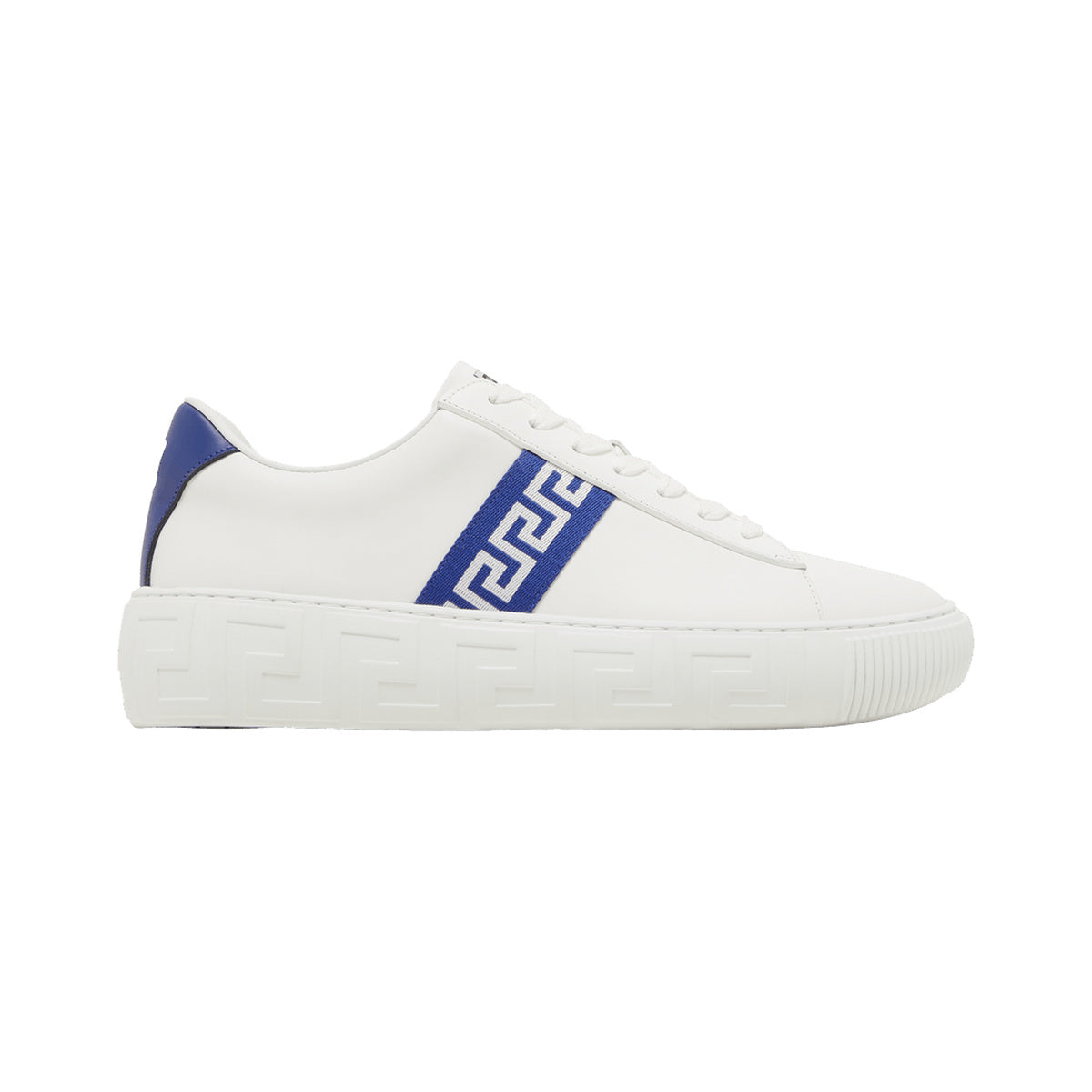 Versace Greca Sneaker – White / Blue – product view