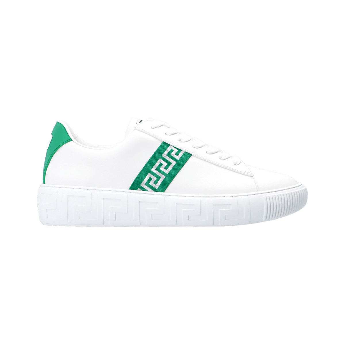 Versace Greca – White / Bright Green – product view