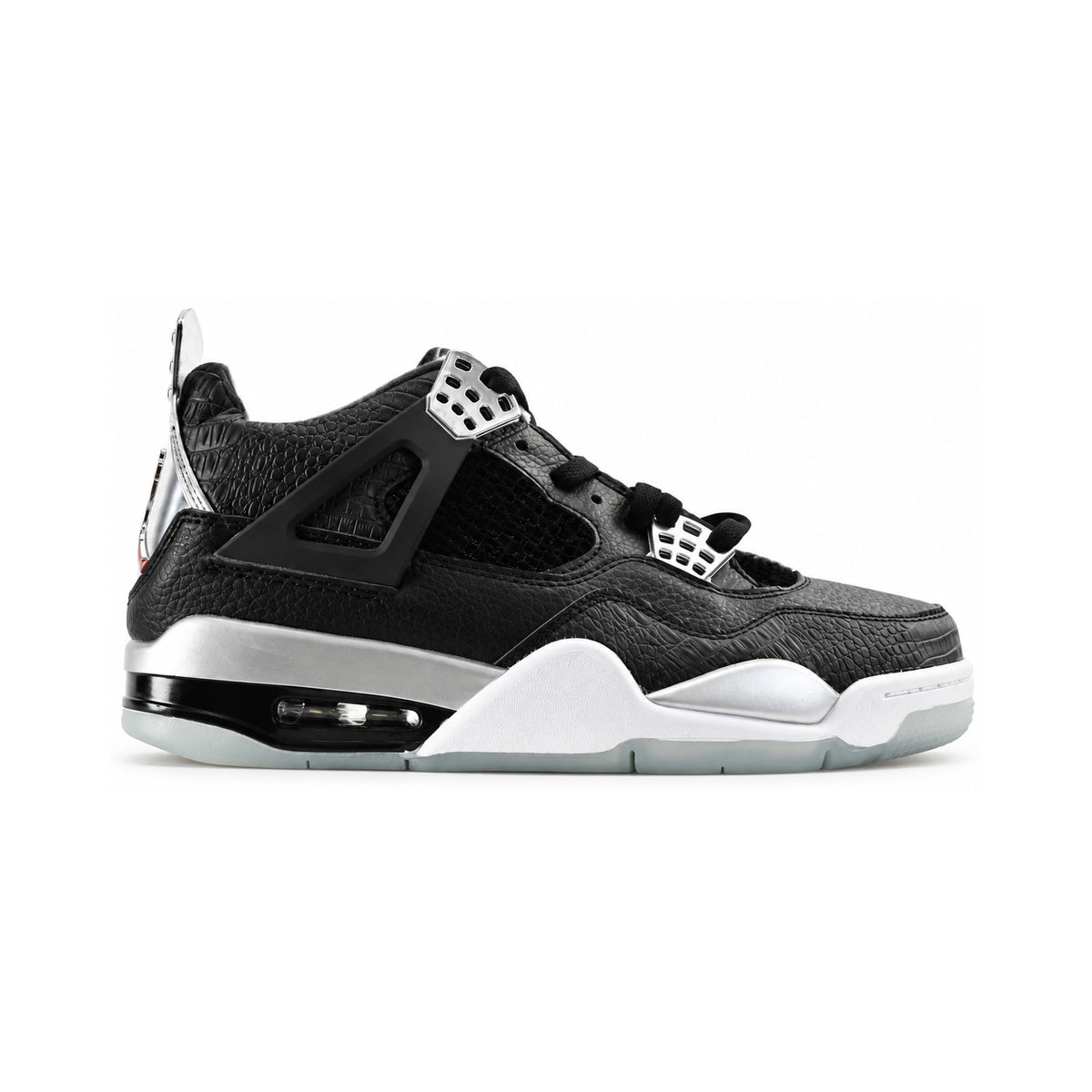 Air Jordan 4 Retro Wild N Out PE – Black / Chrome / White – product view