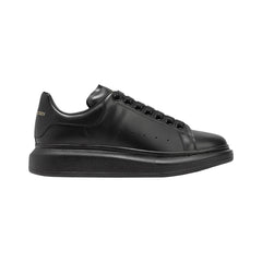 Alexander McQueen Oversized Leather Sneaker – All Black – product view