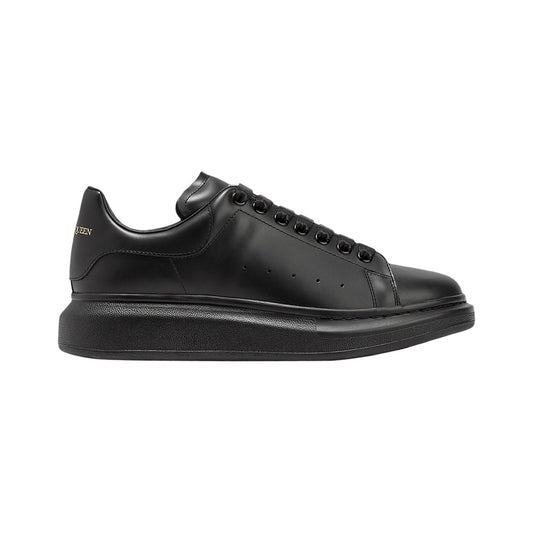 Alexander McQueen Oversized Leather Sneaker – All Black – product view