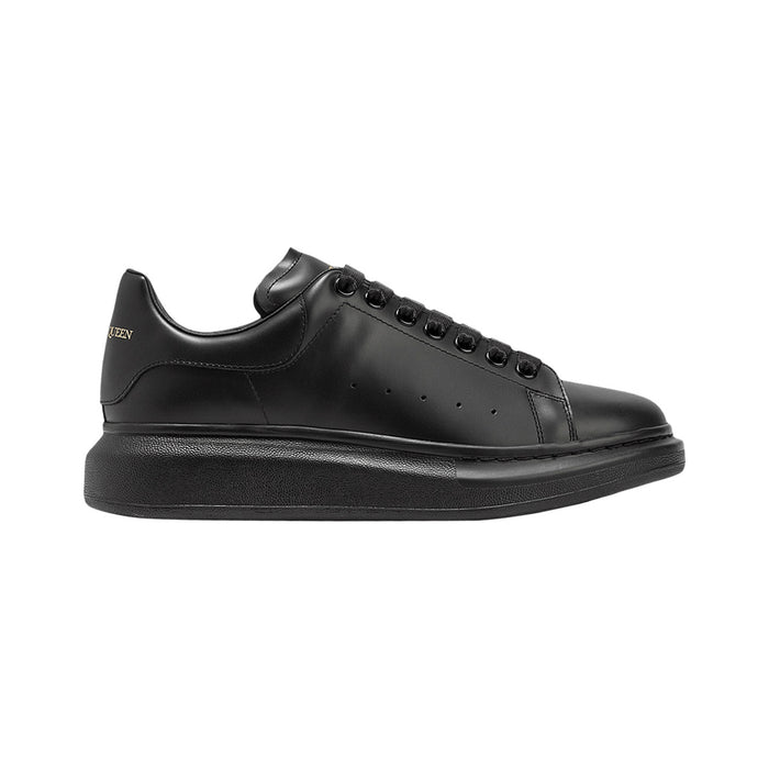 Alexander McQueen Oversized Leather Sneaker – All Black – product view