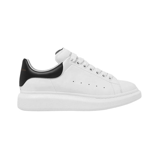 Alexander McQueen Oversized Leather Sneaker – White / Black – product view