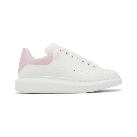 Alexander McQueen Oversized Leather Sneaker – White / Pink – product view