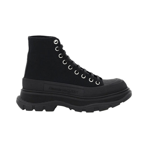 Alexander McQueen Tread Slick High-Top Sneaker – Triple Black – product view