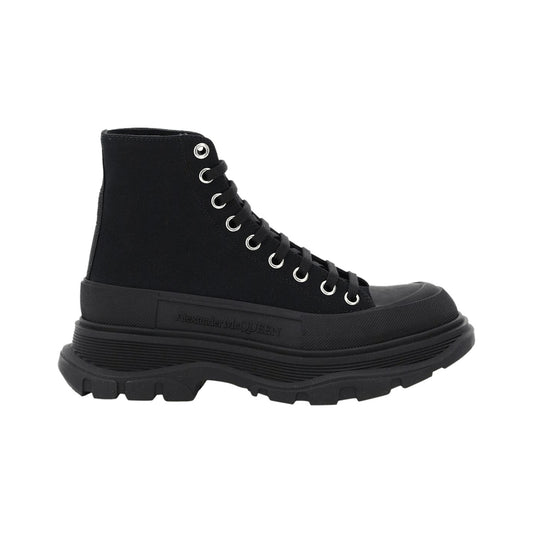 Alexander McQueen Tread Slick High-Top Sneaker – Triple Black – product view