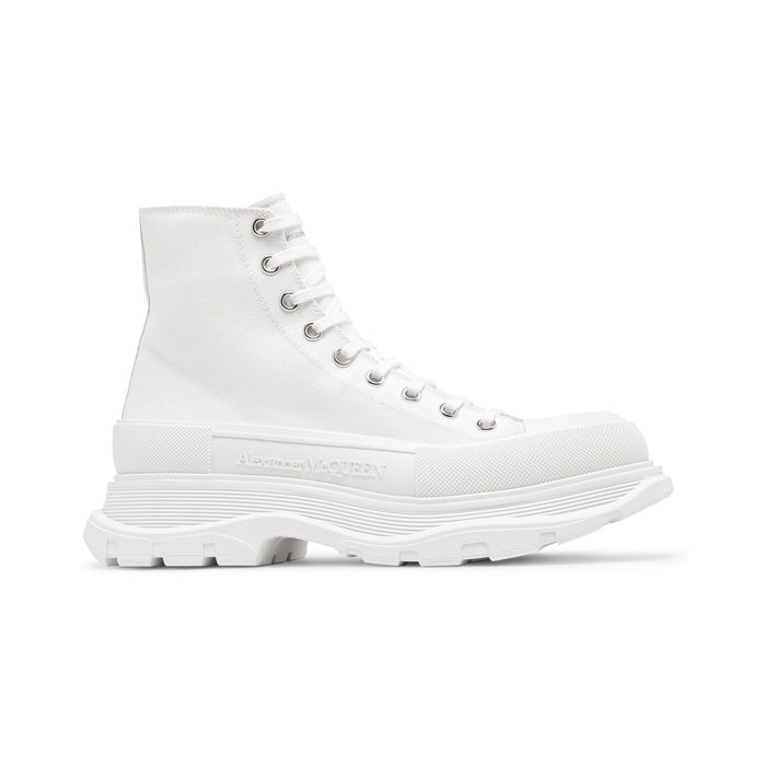 Alexander McQueen Tread Slick High-Top Sneaker – White – product view