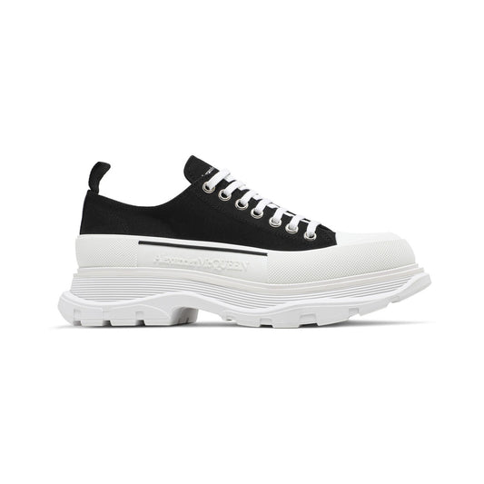 Alexander McQueen Tread Slick Low-Top Sneaker – Black / White – product view