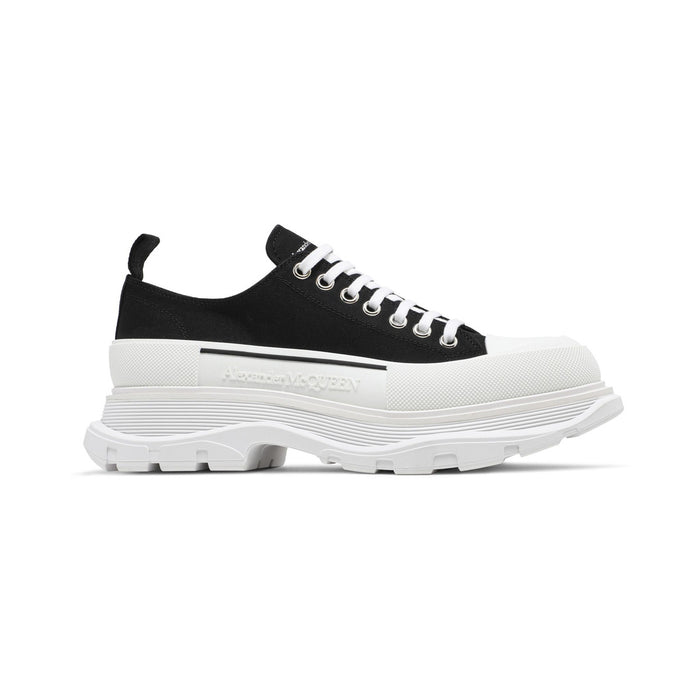 Alexander McQueen Tread Slick Low-Top Sneaker – Black / White – product view