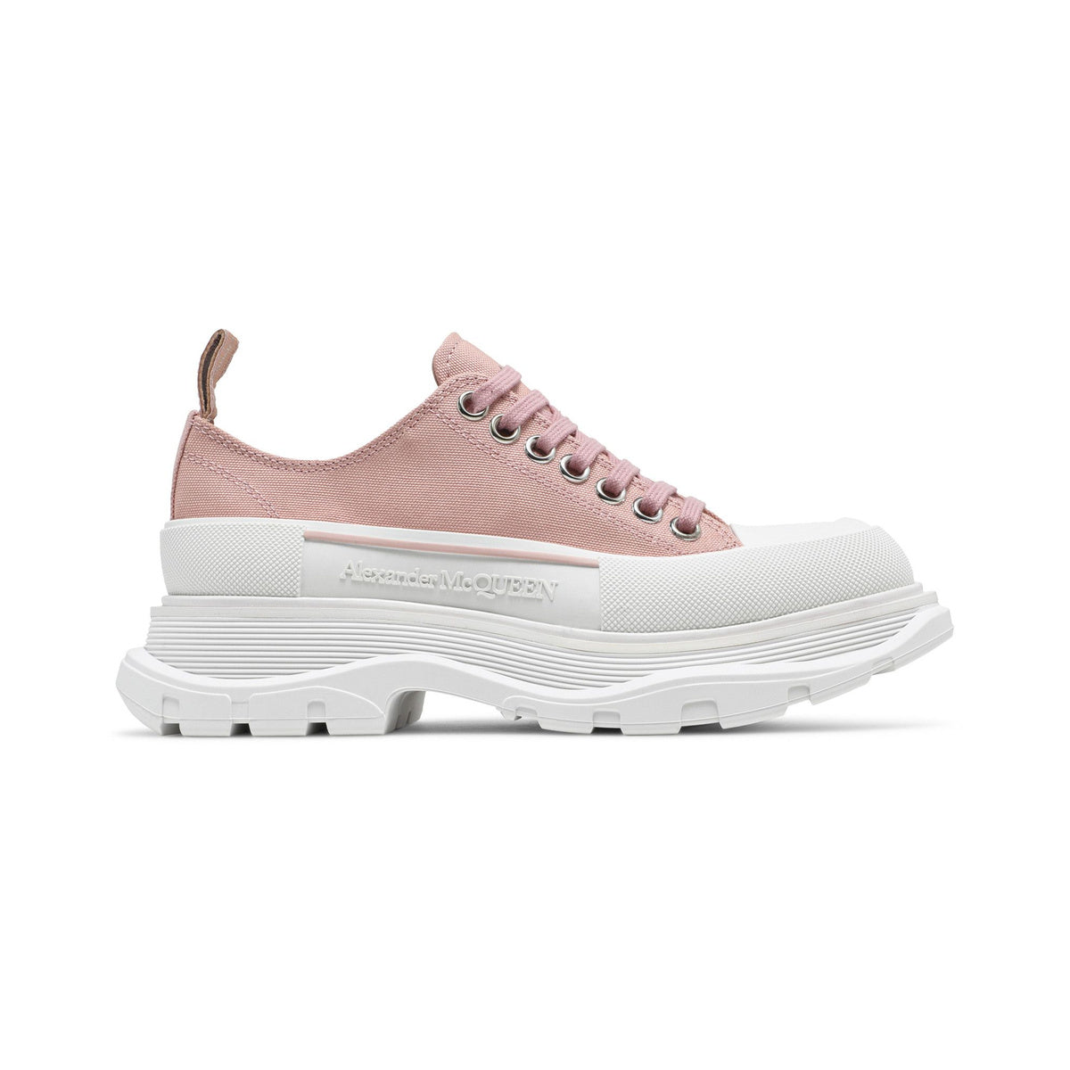 Alexander McQueen Tread Slick Low-Top Sneaker – Magnolia – product view