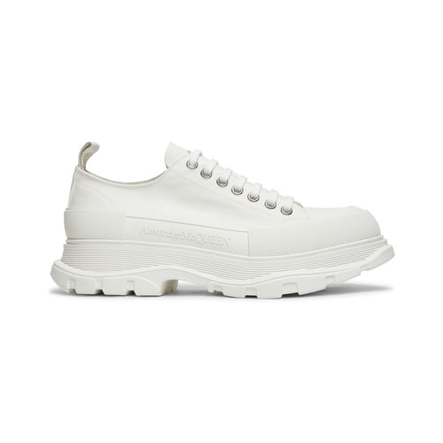 Alexander McQueen Tread Slick Low-Top Sneaker – White – product view