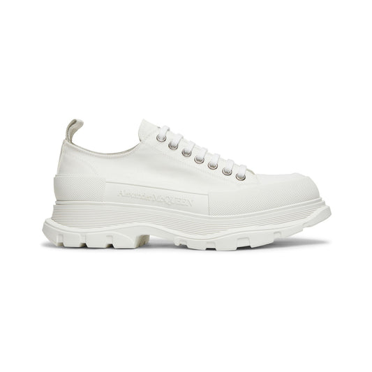 Alexander McQueen Tread Slick Low-Top Sneaker – White – product view