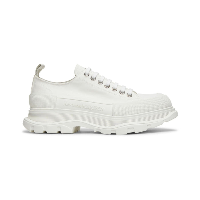 Alexander McQueen Tread Slick Low-Top Sneaker – White – product view