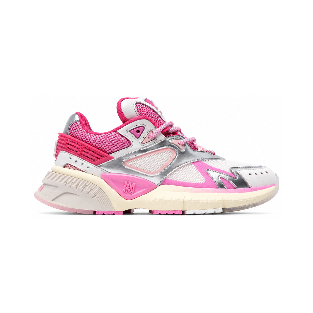 AMIRI MA Runner – Fuchsia Pink / White / Silver – product view