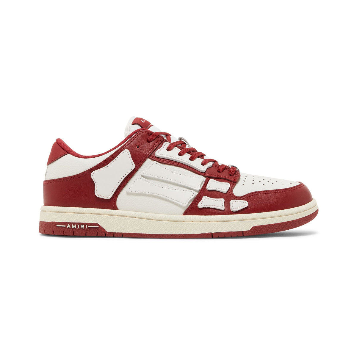AMIRI Skel Top Low – Red / White – product view