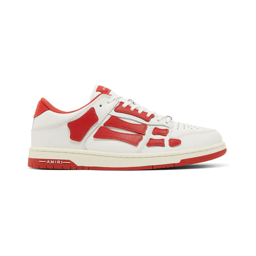 AMIRI Skel Top Low – White / Red – product view