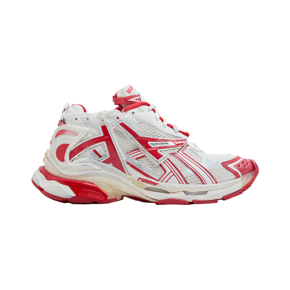 Balenciaga Runner – White / Red – product view
