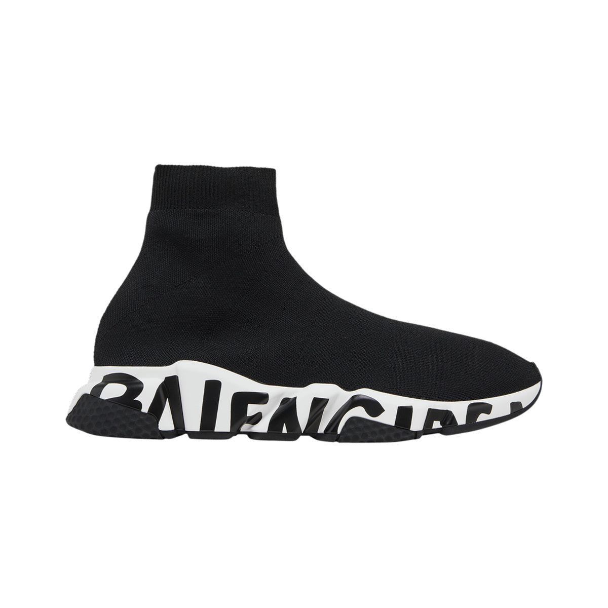 Balenciaga Speed Graffiti White Sole – Black / White – product view