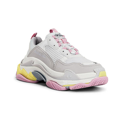 Balenciaga Triple S – Grey / White / Light Yellow / Light Pink / Light Blue – alternate view