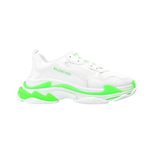 Balenciaga Triple S – White / Fluo Green – product view