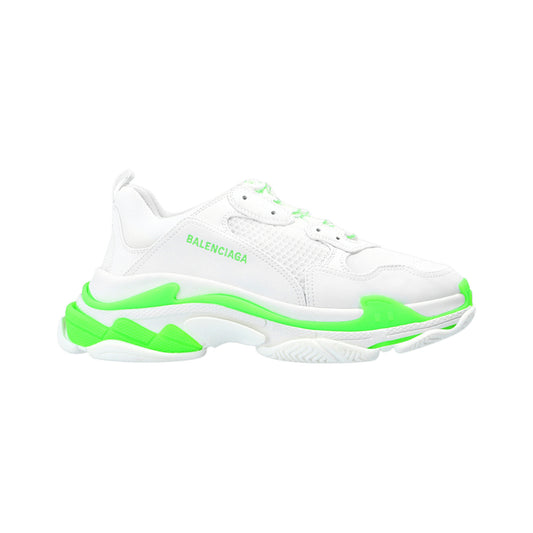 Balenciaga Triple S – White / Fluo Green – product view