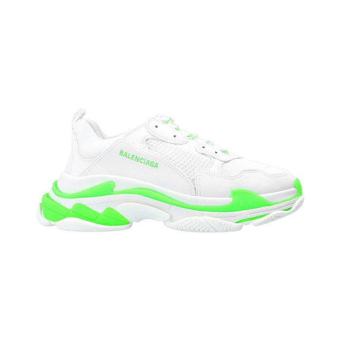 Balenciaga Triple S – White / Fluo Green – product view