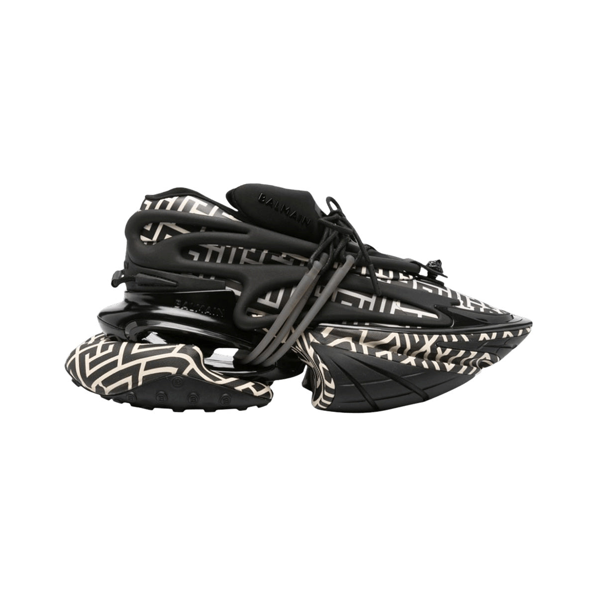 Balmain Unicorn Low – Ivory / Black – product view