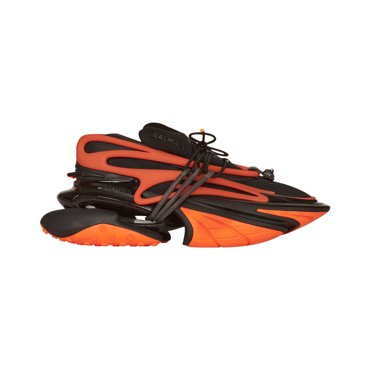 Balmain Unicorn Low – Orange / Black – product view