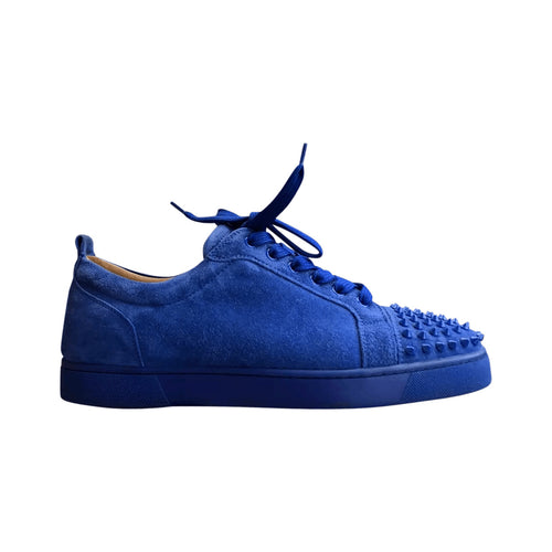 Christian Louboutin Louis Junior Spikes – Electric Blue – product view
