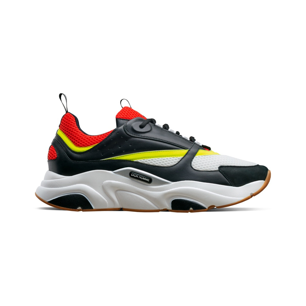 Dior B22 Sneaker – Black / Red / Yellow – product view