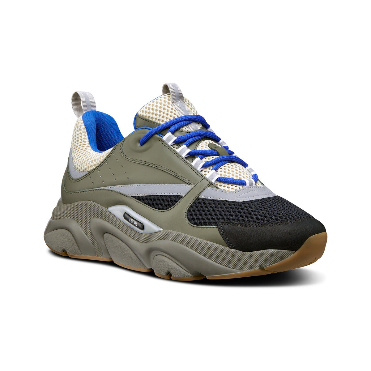 Dior B22 Sneaker – Cream / Black / Olive / Blue – additional product view 1