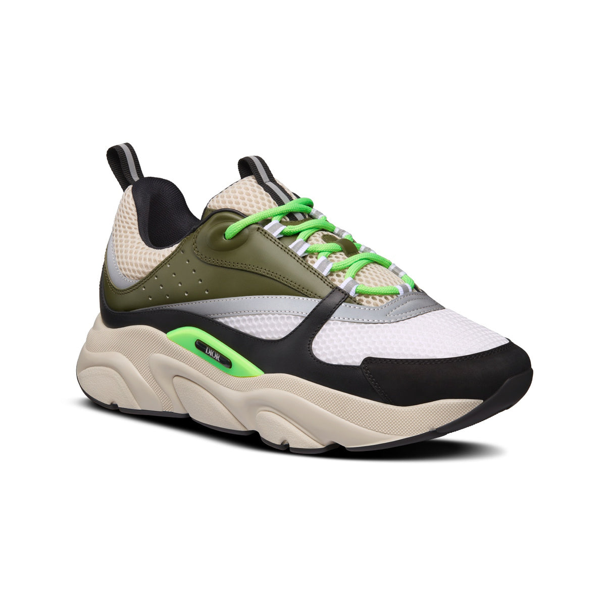 Dior B22 Sneaker – Cream / White / Olive / Black – additional product view 1