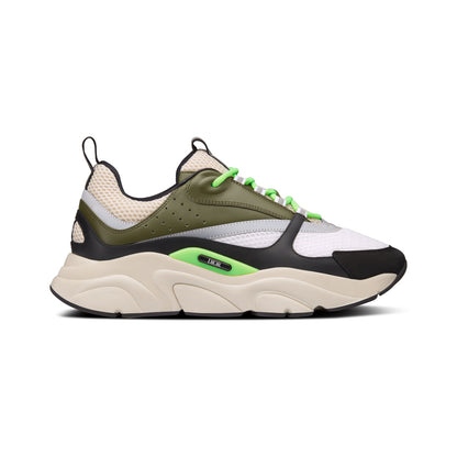 Dior B22 Sneaker – Cream / White / Olive / Black – product view