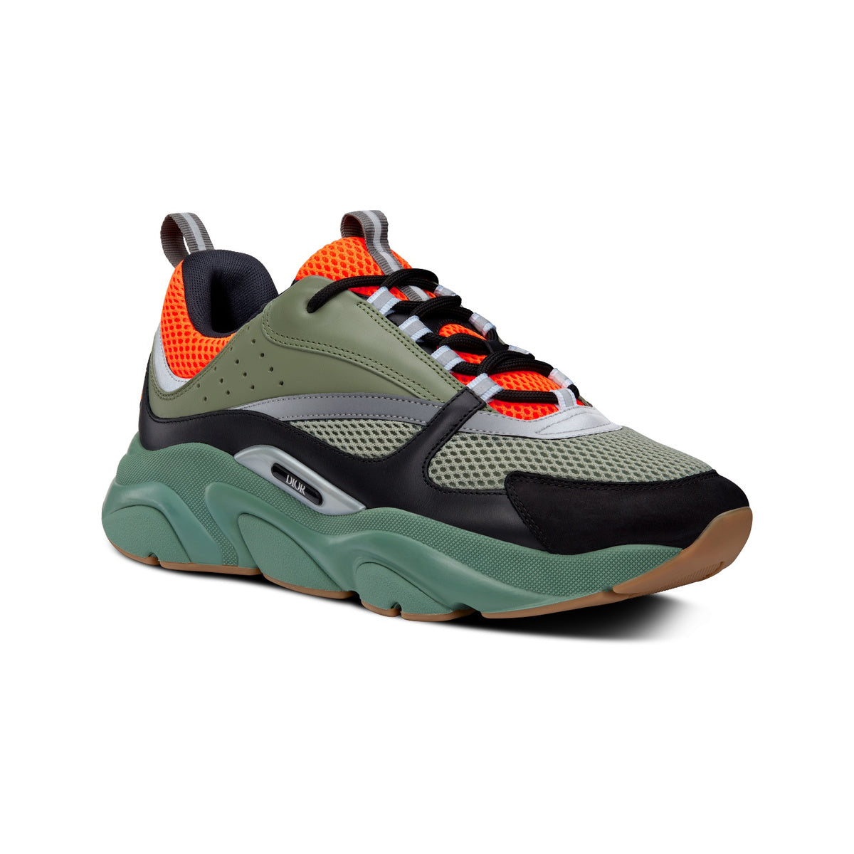 Dior B22 Sneaker – Orange / Olive / Olive / Black – additional product view 1