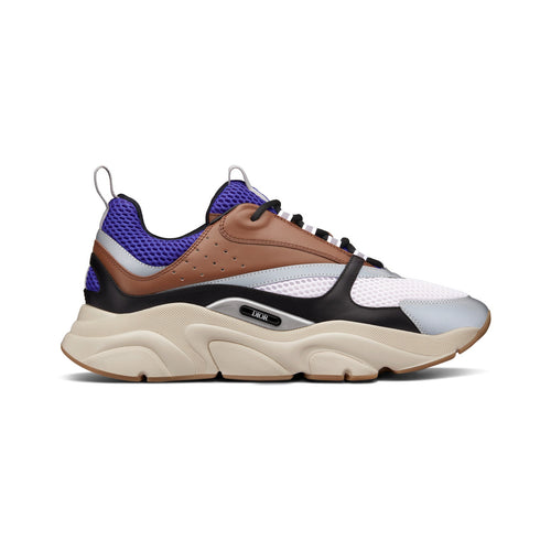 Dior B22 Sneaker – Violet / Cream / Coffee / Black – product view
