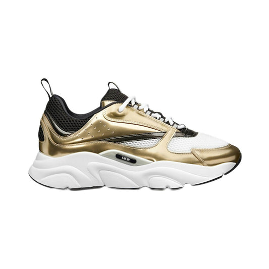 Dior B22 Sneaker – White / Black / Gold-tone – product view