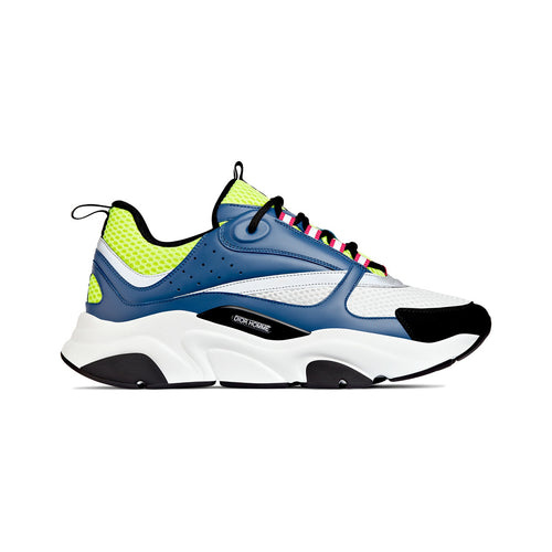 Dior B22 Sneaker – White / Blue / Yellow – product view