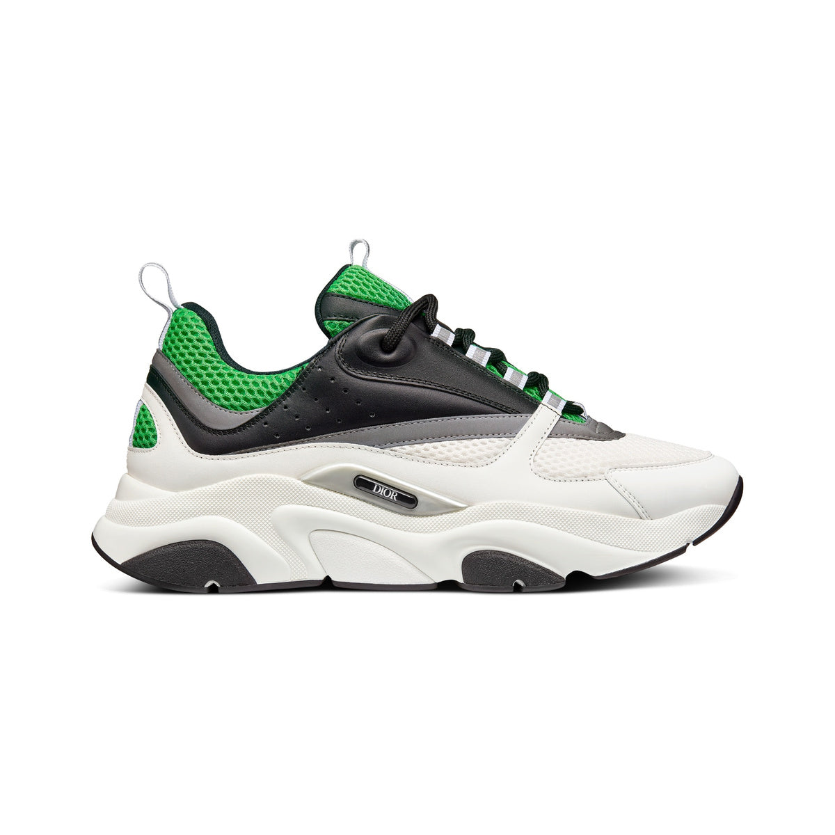 Dior B22 Sneaker – White / Green / Black – product view
