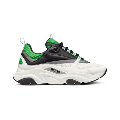 Dior B22 Sneaker – White / Green / Black – product view