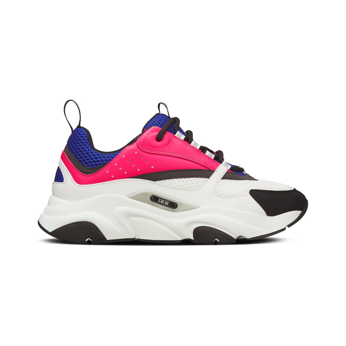 Dior B22 Sneaker – White / Neon Pink / Purple – product view
